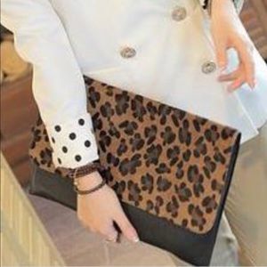👜 LEOPARD PRINT CLUTCH/SHOULDER BAG 👜